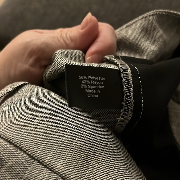 Lane Bryant Wide Leg Gray Trouser NWT - Picture 5 of 5